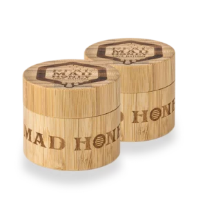 Two 50g jars of Real Mad Honey
